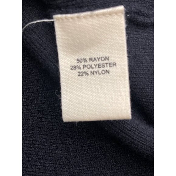 Marled Women Black Double Breasted Long Sleeve Sweater / Jacket Size L - Picture 8 of 9